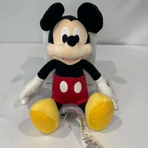 Disney Mickey Mouse Plush Toy - Black, Red, Yellow